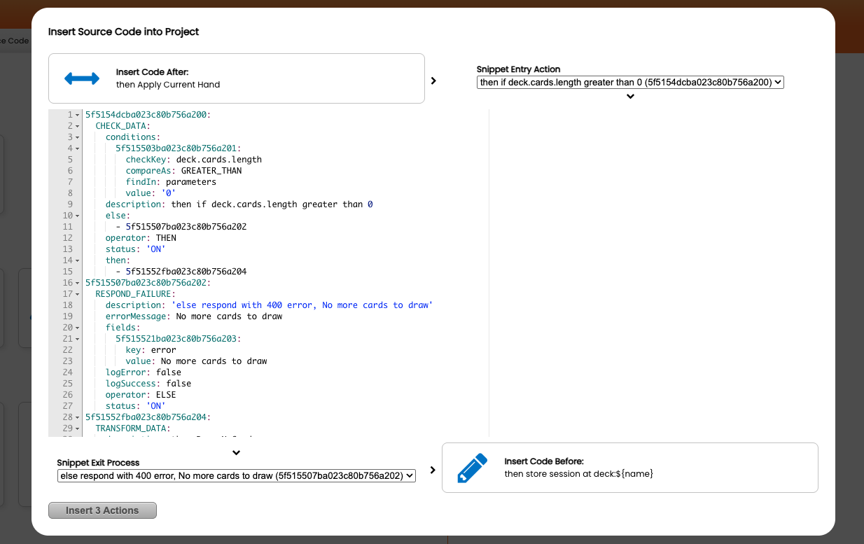 Sample view of automatically generated API documentation for a project.